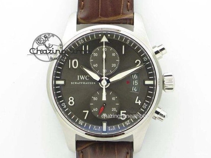 MIROTIME 0307 TravelReady Pilot IW326905 Black Aces M+F 1:1 Best Edition White Dial on Black Rubber Strap MY 7000